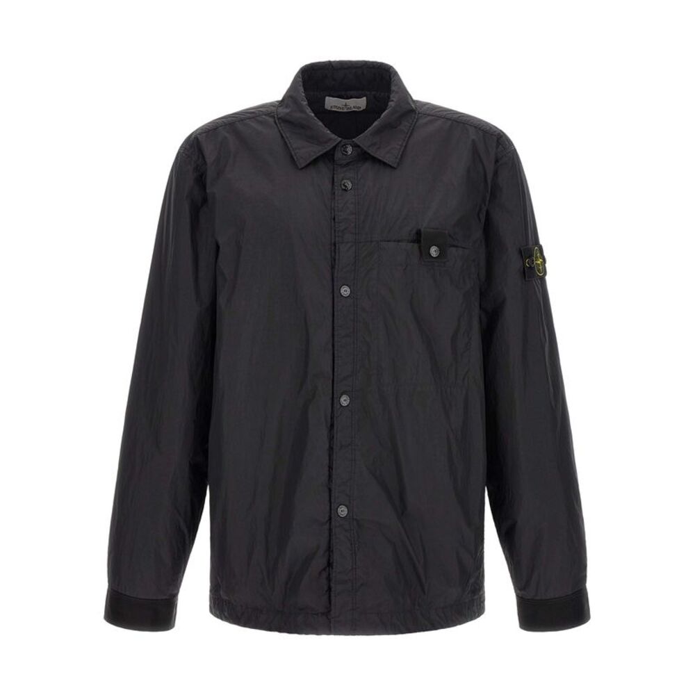 Stone Island Black Polyamide Shell Men's Jacket